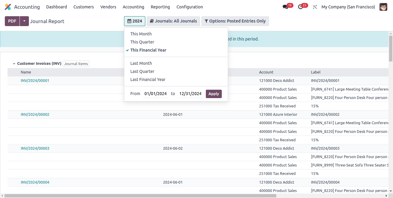 Filter Based on Date Ranges