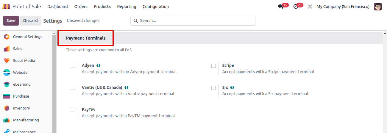 POS Payment Terminals