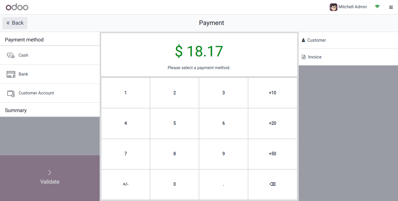 POS Payment Validate