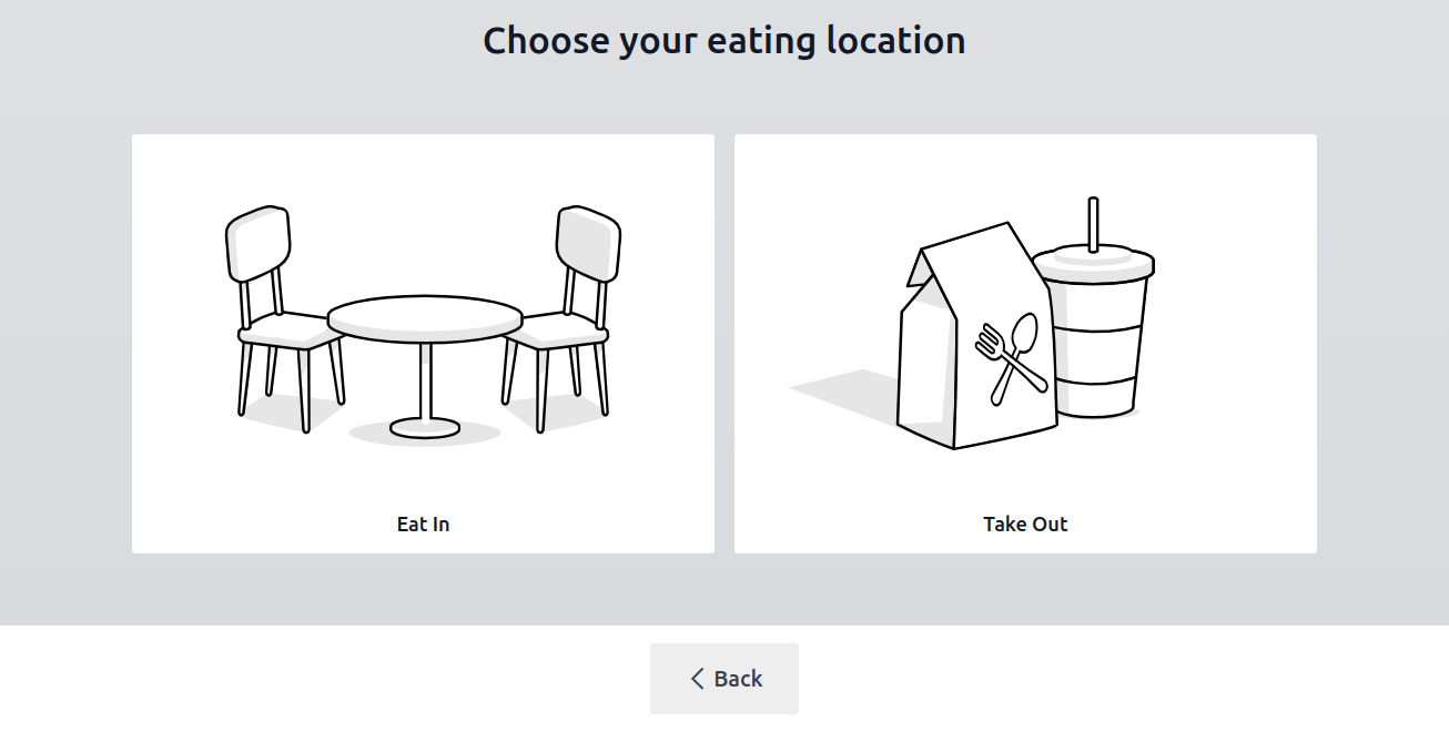 Choose Eating Location