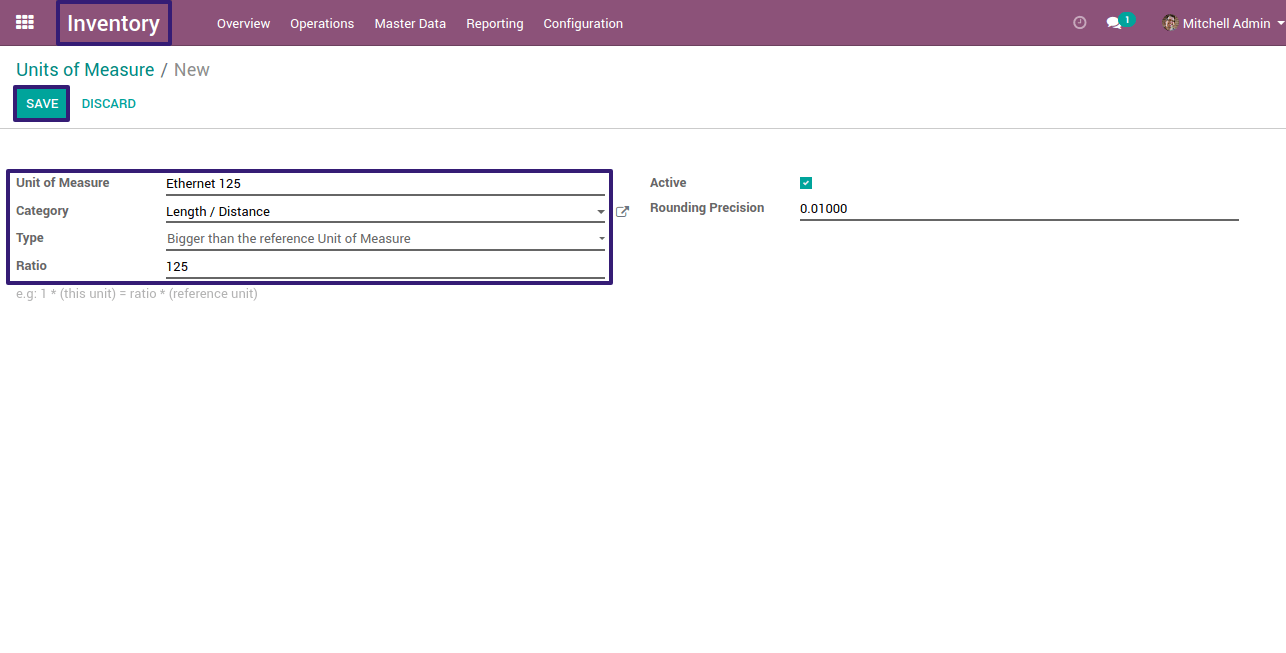 Units Of Measures In Odoo