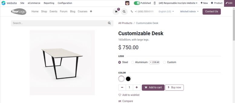 Customizable Desk (Product)