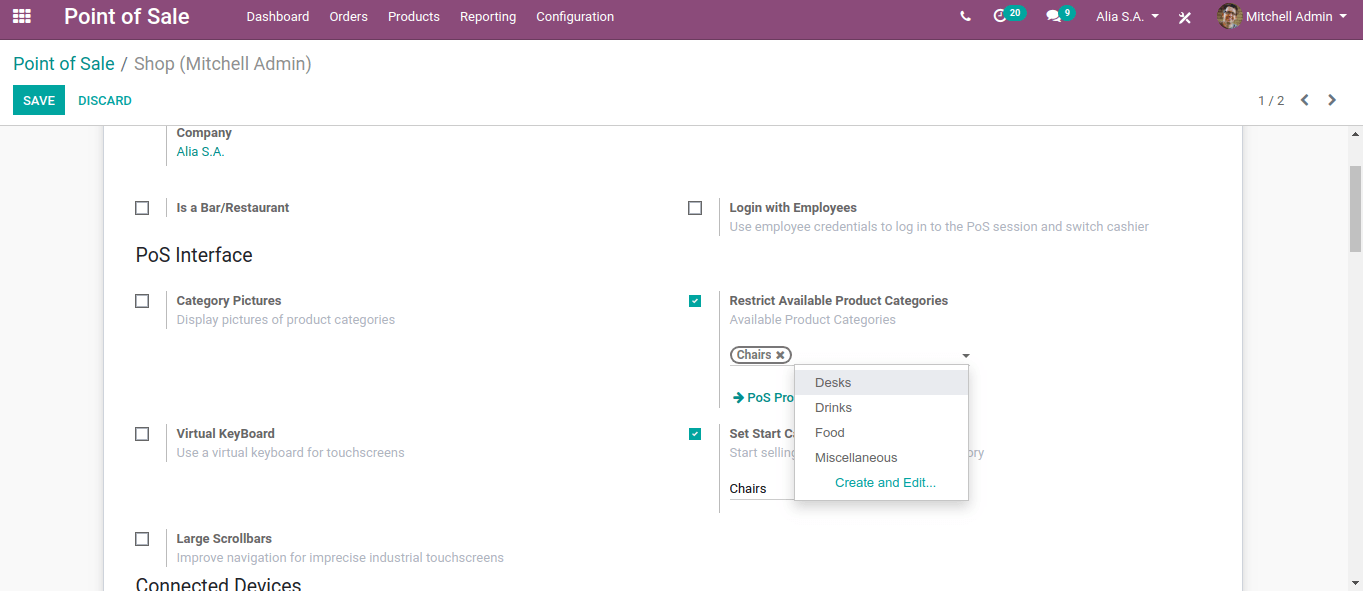 Restrict Product For POS