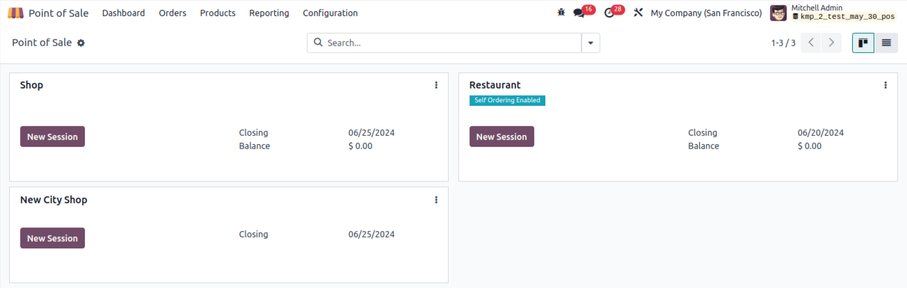 Point of Sale in Odoo