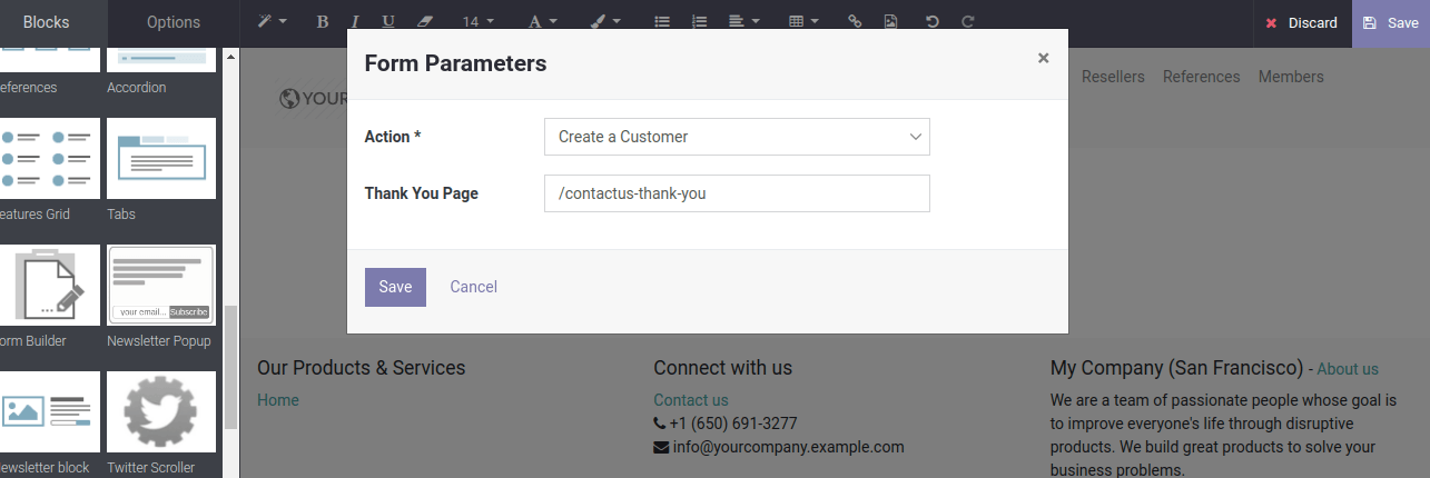 Website Form Builder In Odoo 