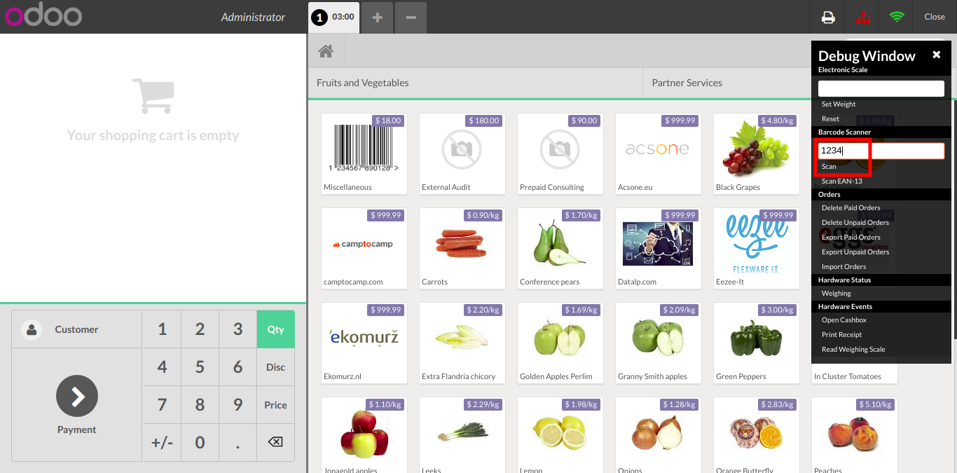 Scan the Product with it's barcode In Odoo