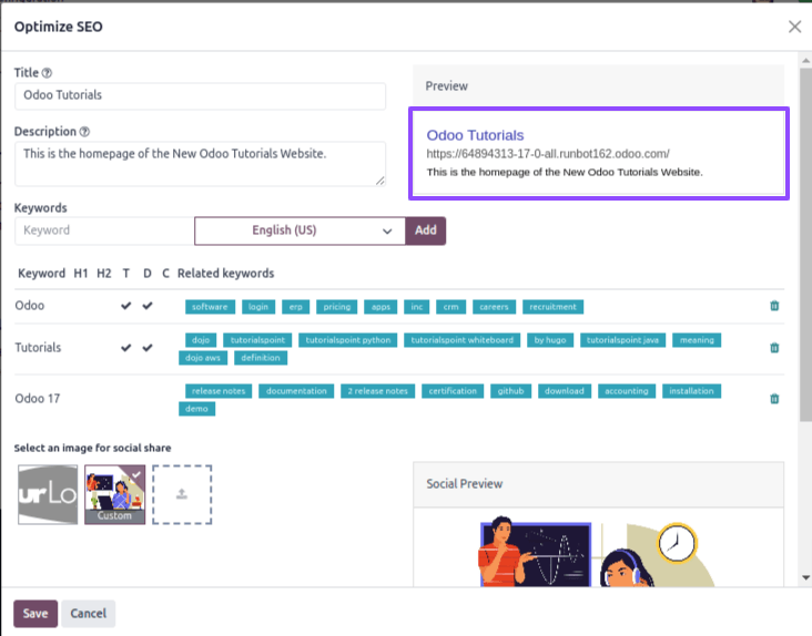 Odoo Tutorials