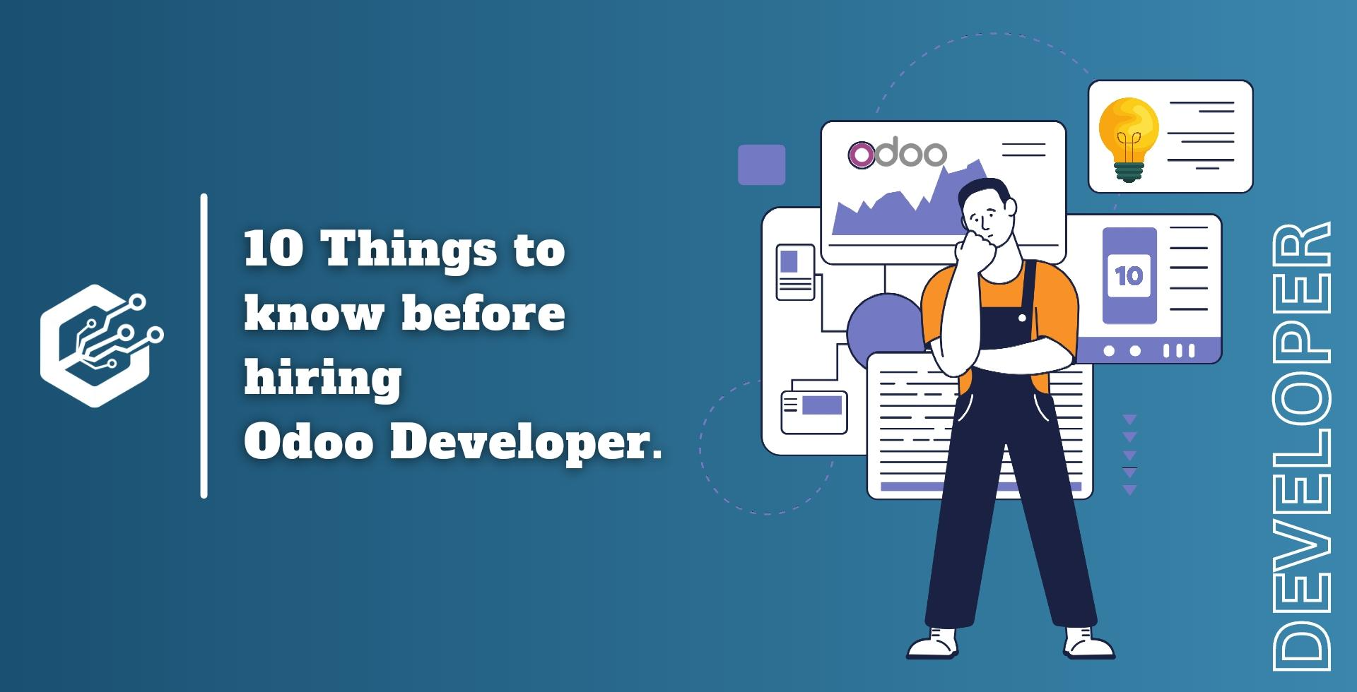 10 Things To Know Before Hire Odoo Developer